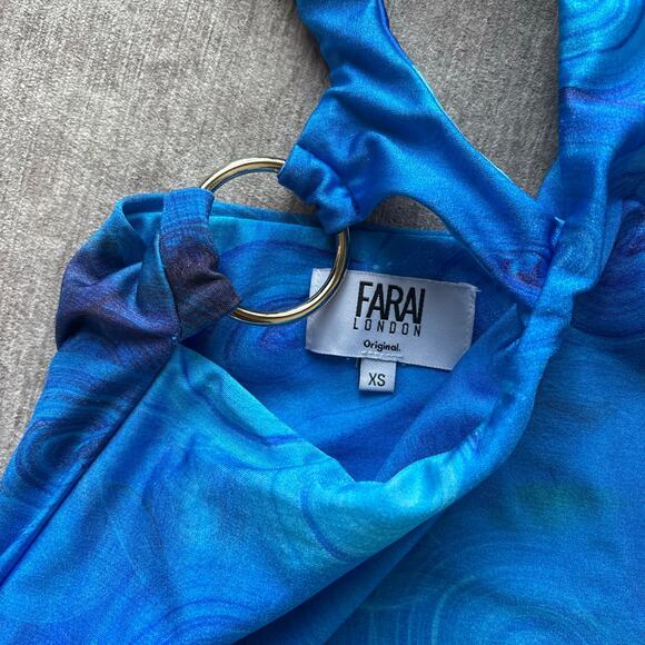 Farai London Blue Maxi Dress - Picture 5 of 7